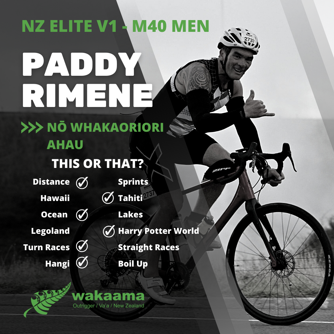 Jason Rimene V1 Paddlers - Waka Aotearoa Ama NZ