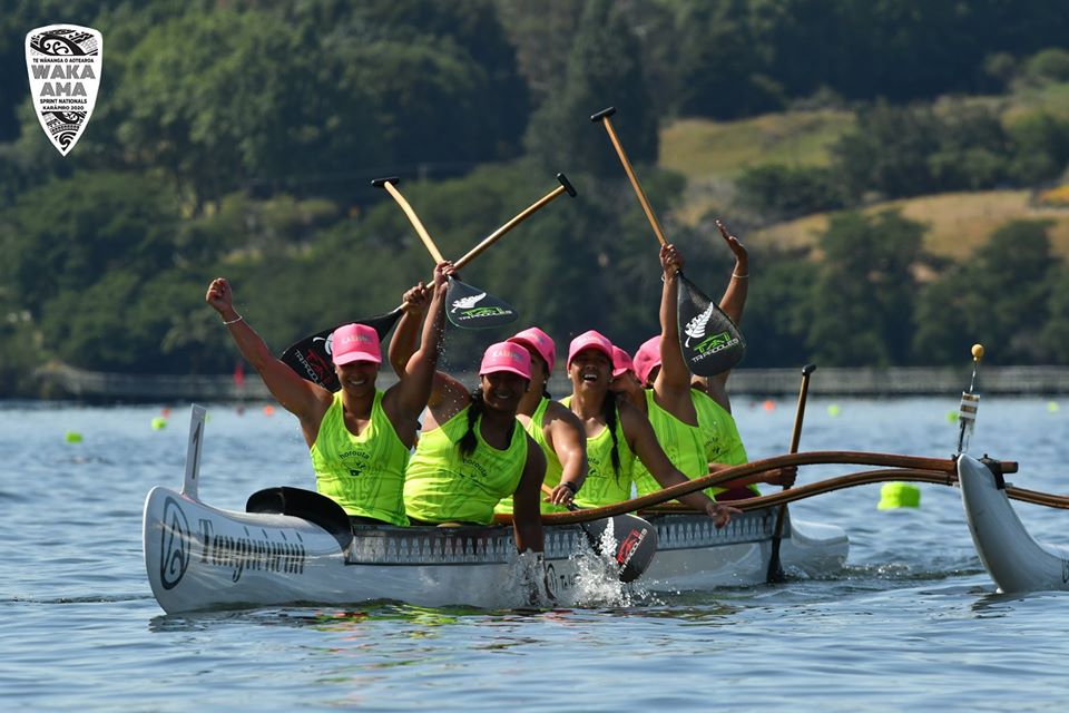 Te Wānanga o Aotearoa Waka Ama Sprint Championships Club Points - Winners 2020