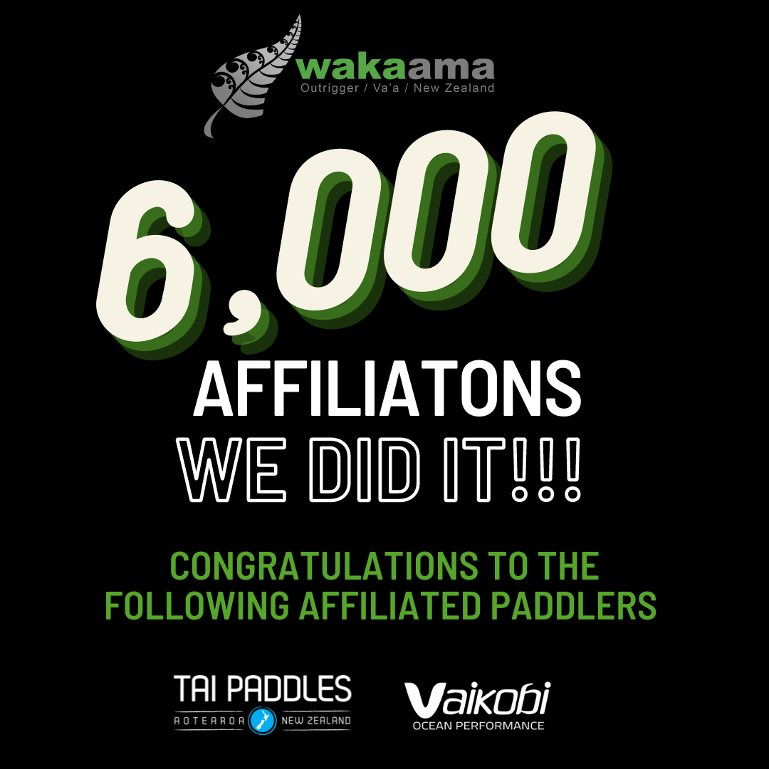WE DID IT 🥳🥳🙌🙌 6,000 affiliated paddlers and climbing!