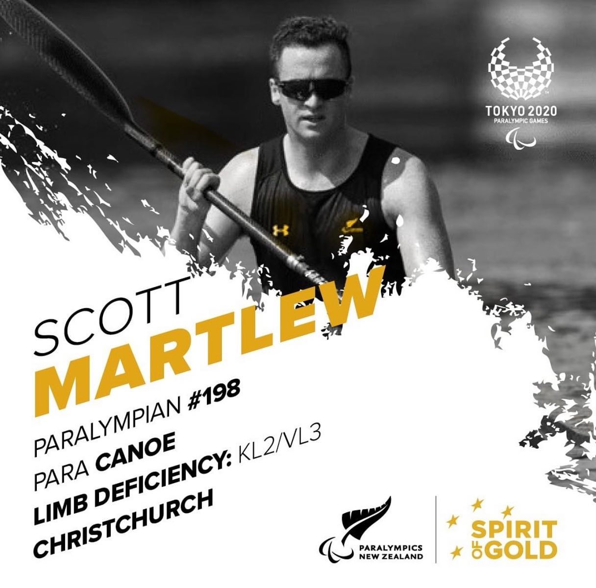 Tokyo Paralympics Va'a - Scott Martlew