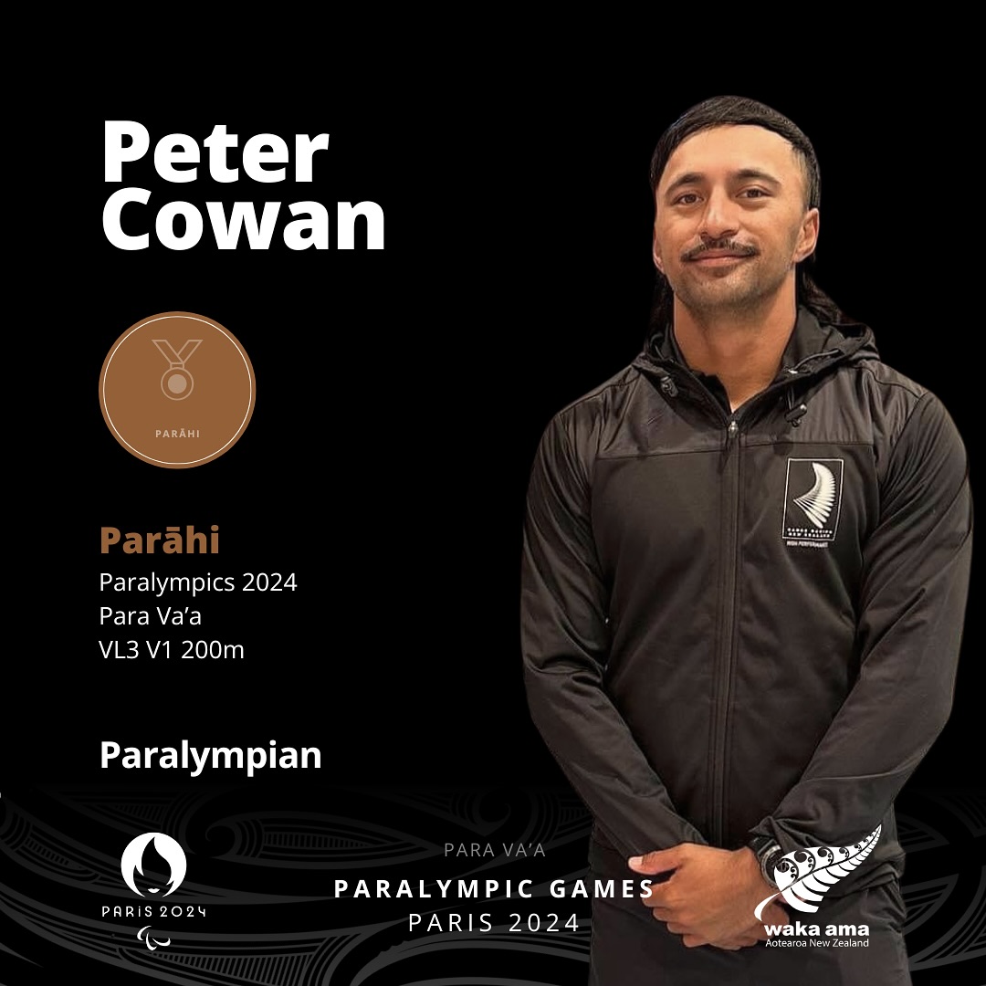 Peter Cowan wins Paralympic BRONZE 🥉🇳🇿🌿🖤