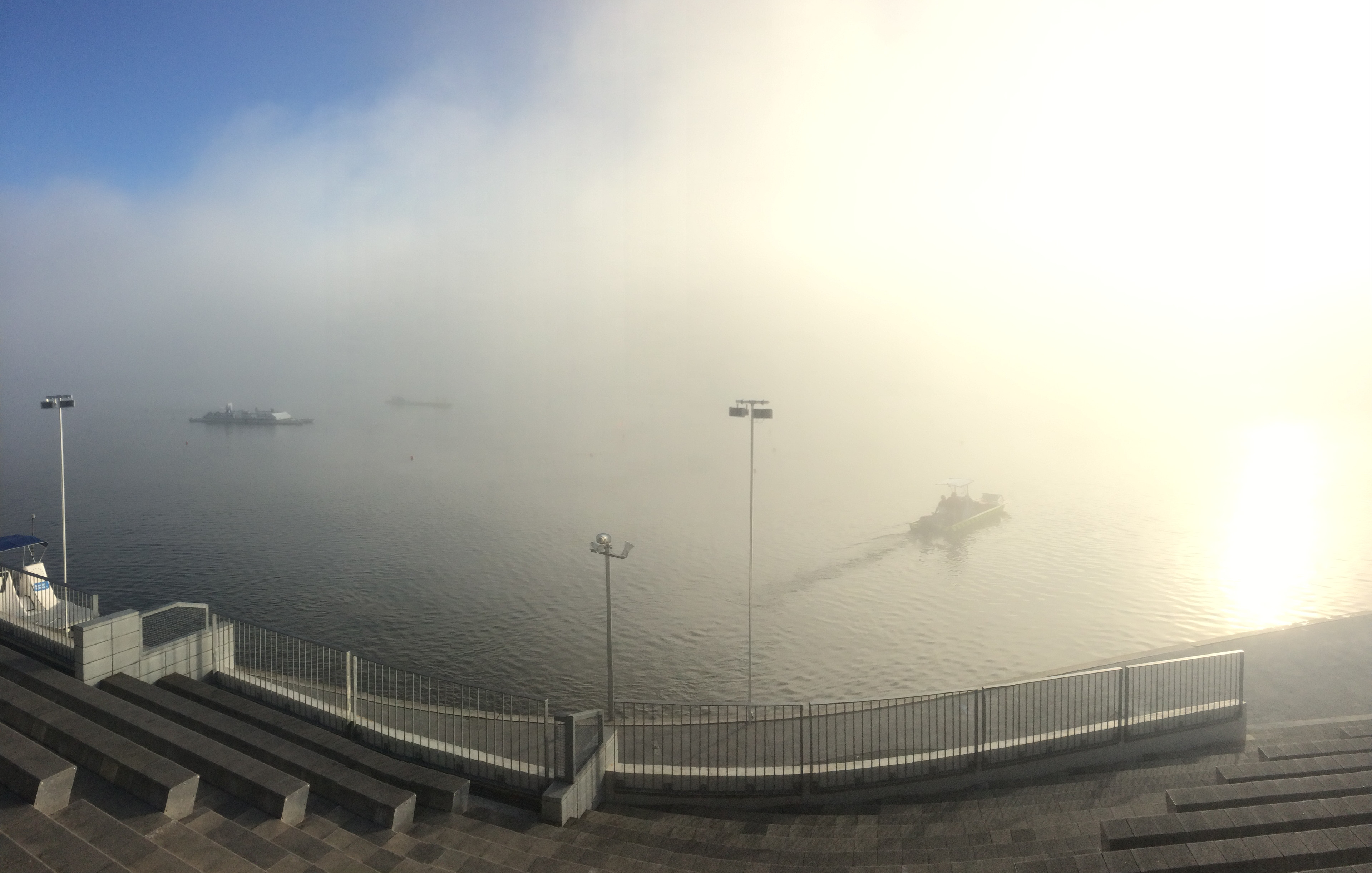 Fog at Lake Karapiro delaying racing 