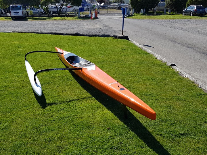 Waka for sale -  Kahele Outrigger Canoe