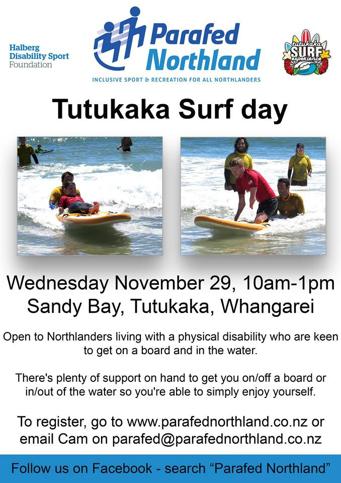 Reminder: Tutukaka Water Sports Day Halberg Disability Sport