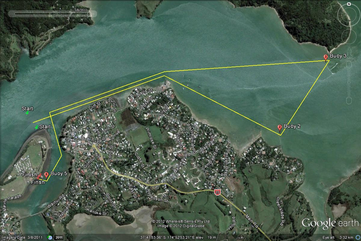 Whaingaroa Course Maps